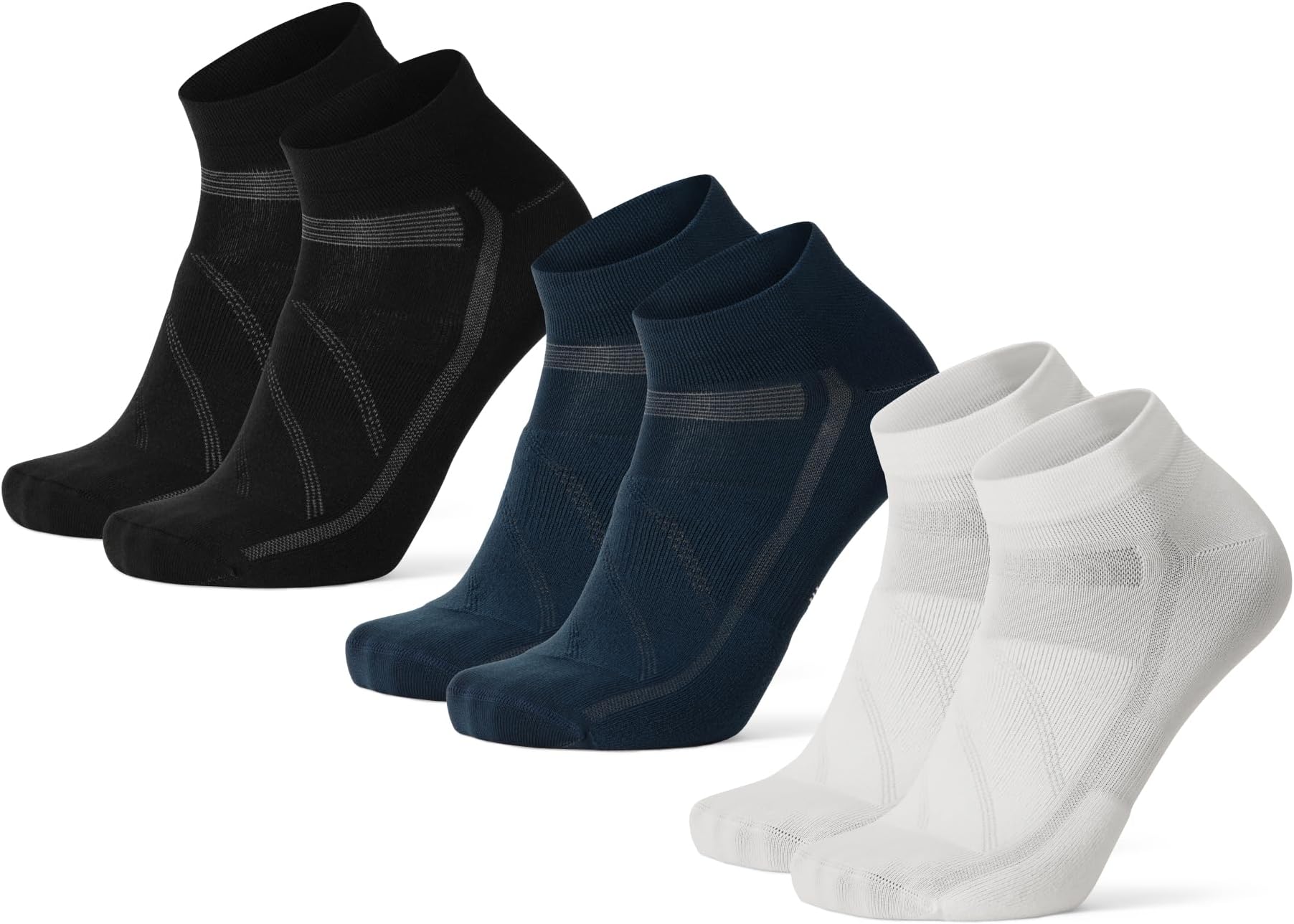 Road Cycling Socks for summer, Anti Blister & Quick Dry Low Cut Cycling Socks, Breathable, for Men & Women, Unisex, 3 Pack