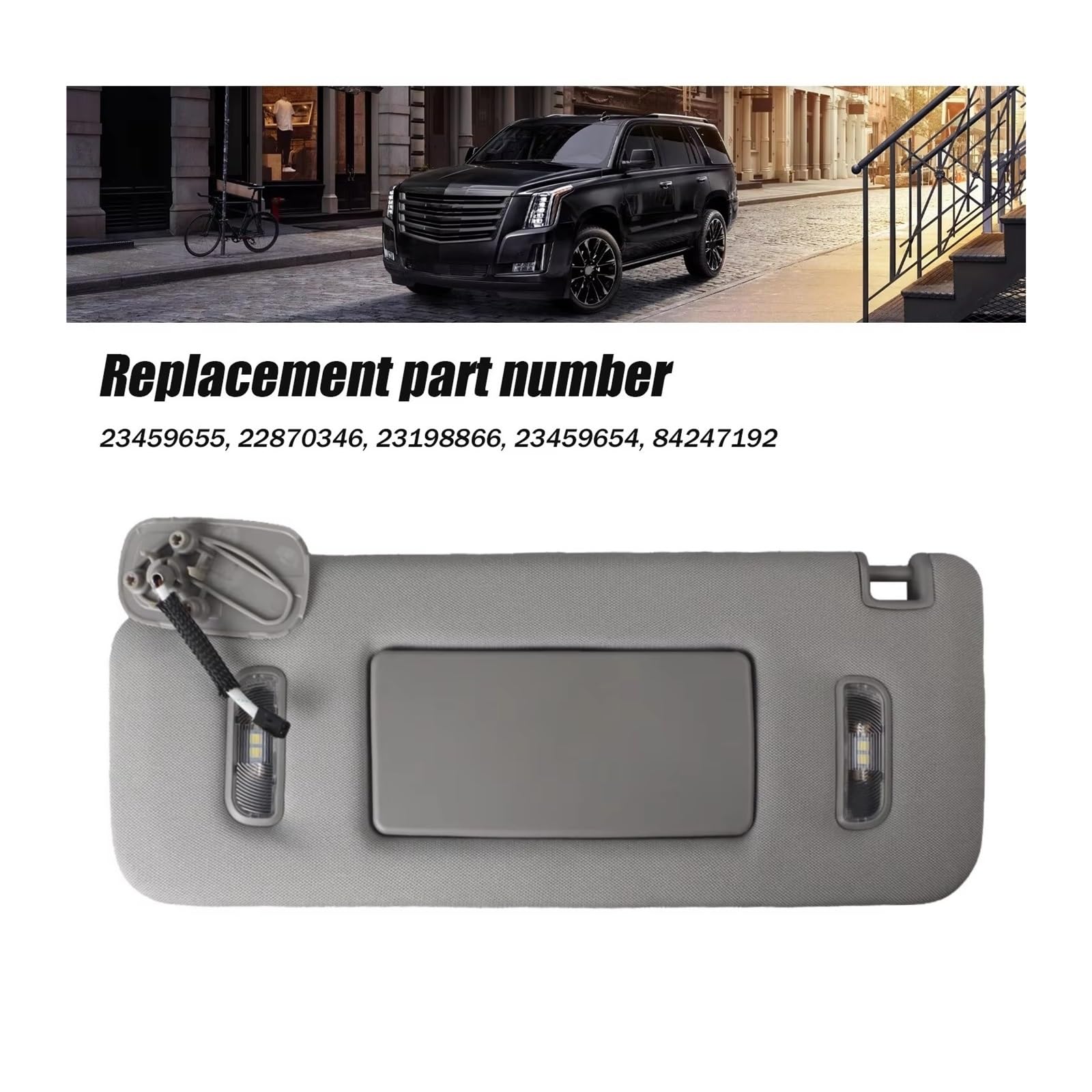 Frontscheibe Thermomatte Für Chevy Für Silverado 1500 2500 3500 2015 2016 2017 2018 2019 Links Fahrer Rechts Sonnenschirm Auto Sonnenblende(Gray Left Side)