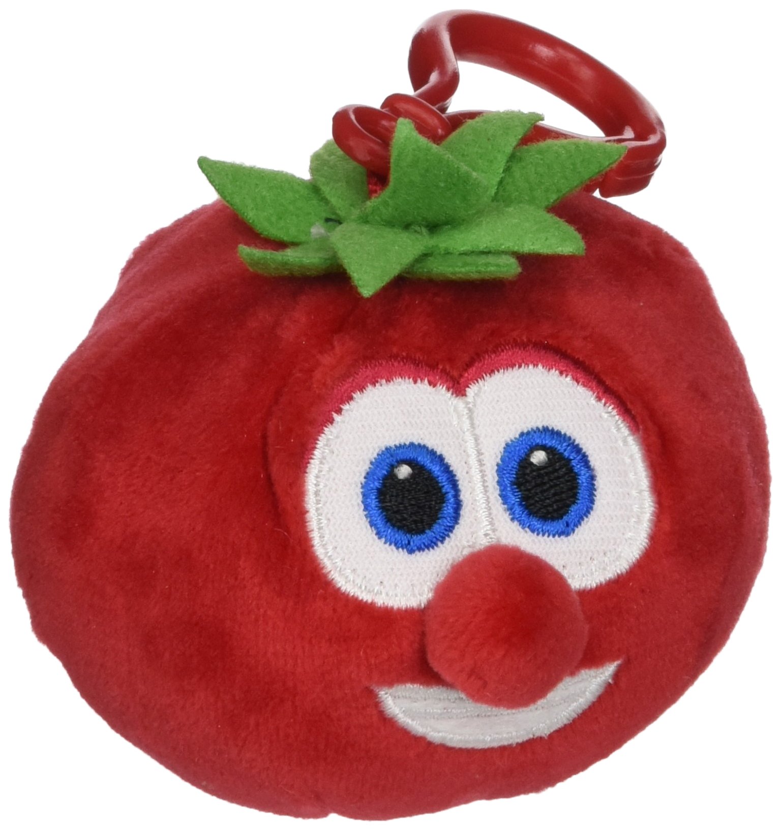 Enesco Veggie Tales Bob Tomato Backpack Clip Plush