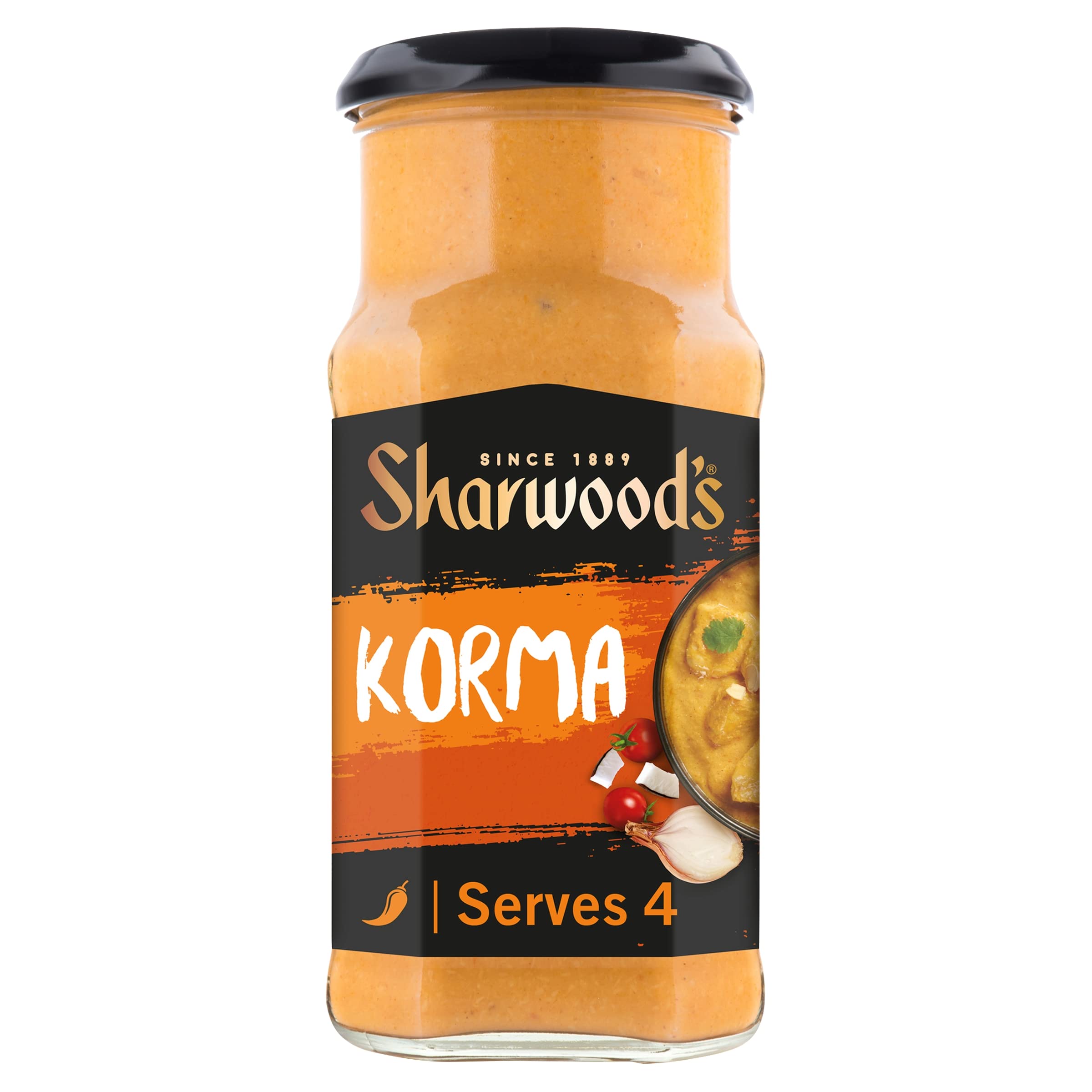 Sharwood'sKorma Curry Cooking Sauce, 420 g Jar (Pack of 1)