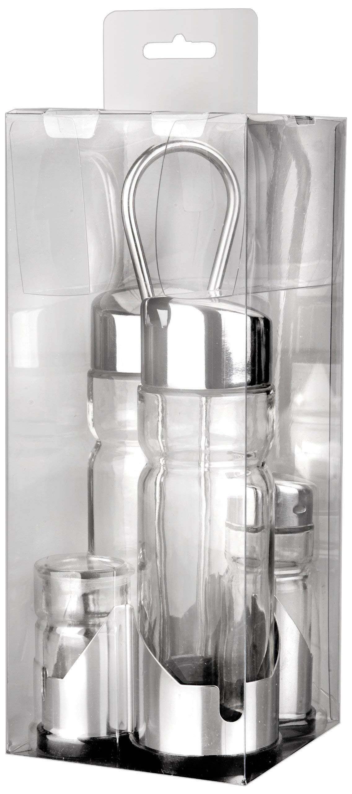 IBILI 768500 - Set 4 piezas para ensalada (Aceitera+Vinagrera+Salero+Pimentero)
