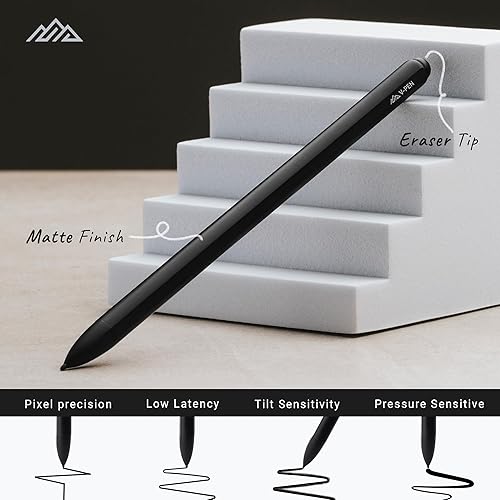 Miniatura 6 de V-Pen EMR Stylus Remarkable 2 bolígrafos de repuesto con borrador digital + 5 puntas  Sensibilidad de nivel de presión 4096 y rechazo de palma
