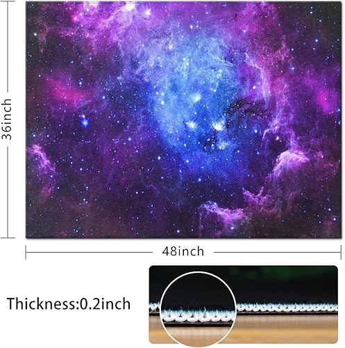 Miniatura 6 de Tapete para silla de juegos para alfombra de suelo de madera dura, alfombra de juegos de 36 x 48 pulgadas para sala de juegos, alfombra