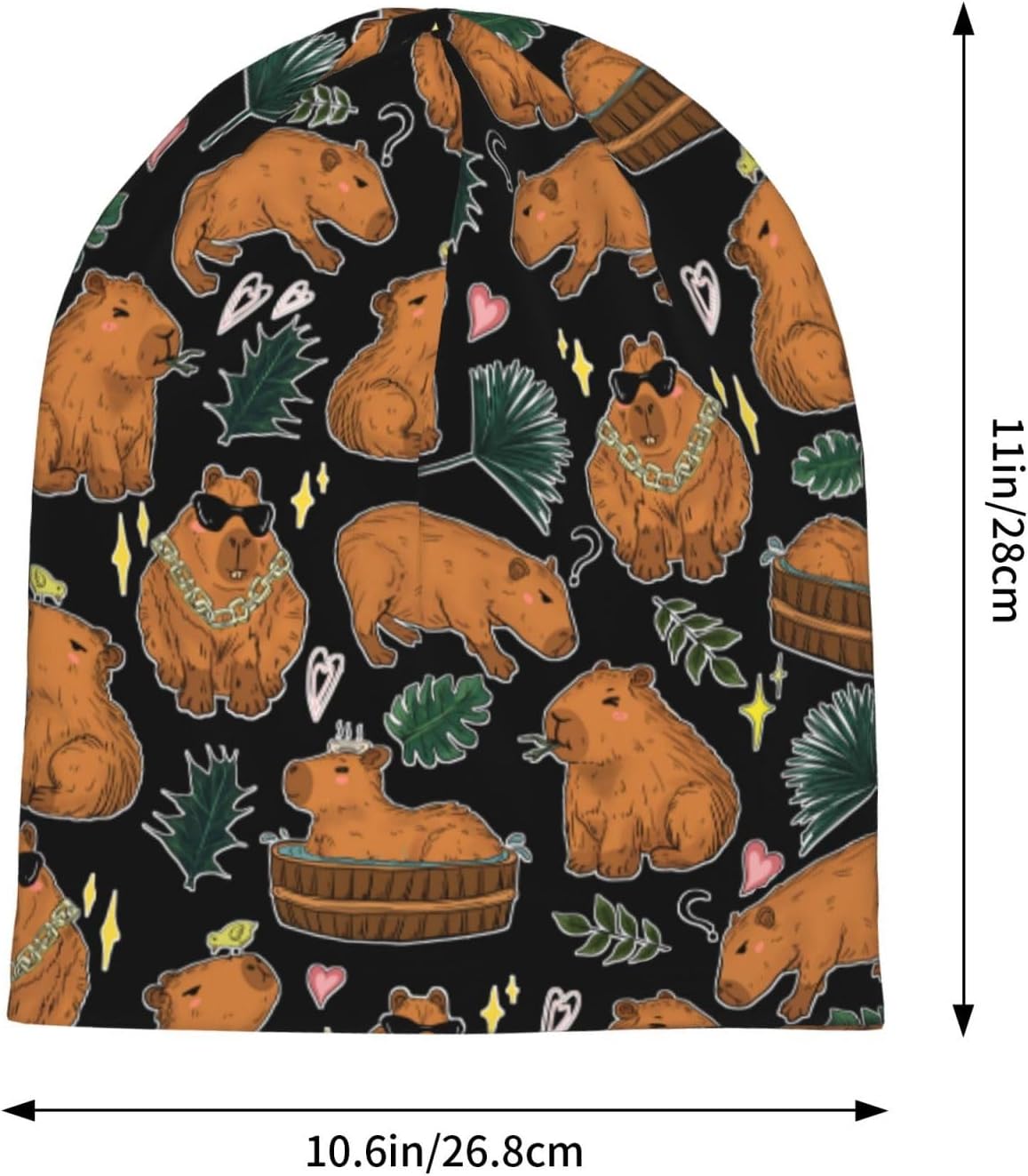 Beanie Hat Skull Cap Chemo Hat Slouchy Cap Headwear Stretch Knitted Hats - Image 3