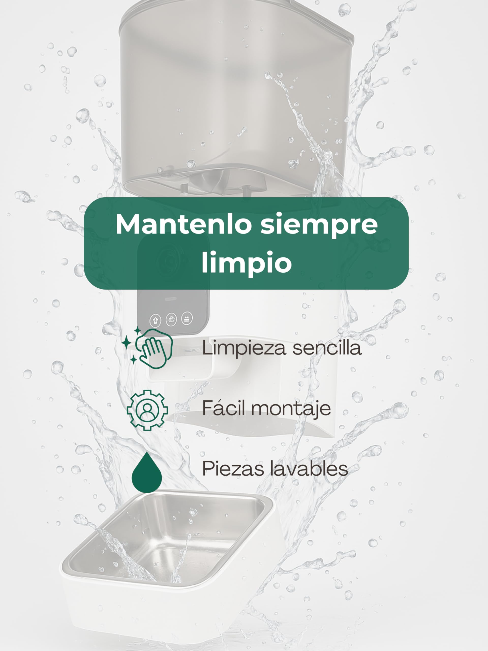 Comedero Automático con Cámara | Alimenta y Observa a tu Mascota Desde el Móvil | Control y Tranquilidad