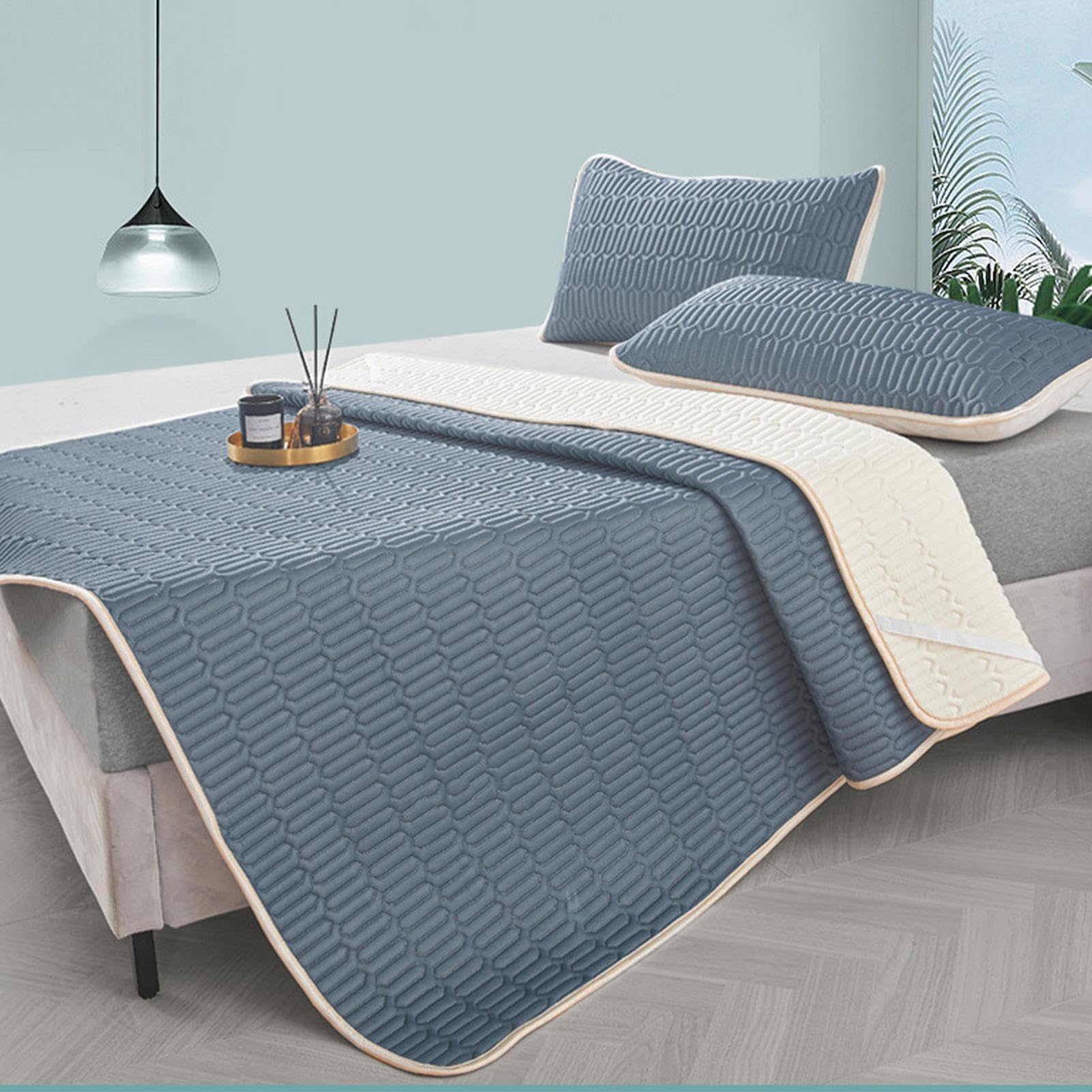Materassino estivo rinfrescante, 180 x 200 cm, stile semplice, per migliorare la sensazione di freschezza nella stagione calda