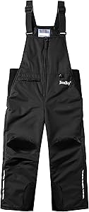 Softshell Ski Latzhose mit Hosenträgern, dauerhafte Beschichtung