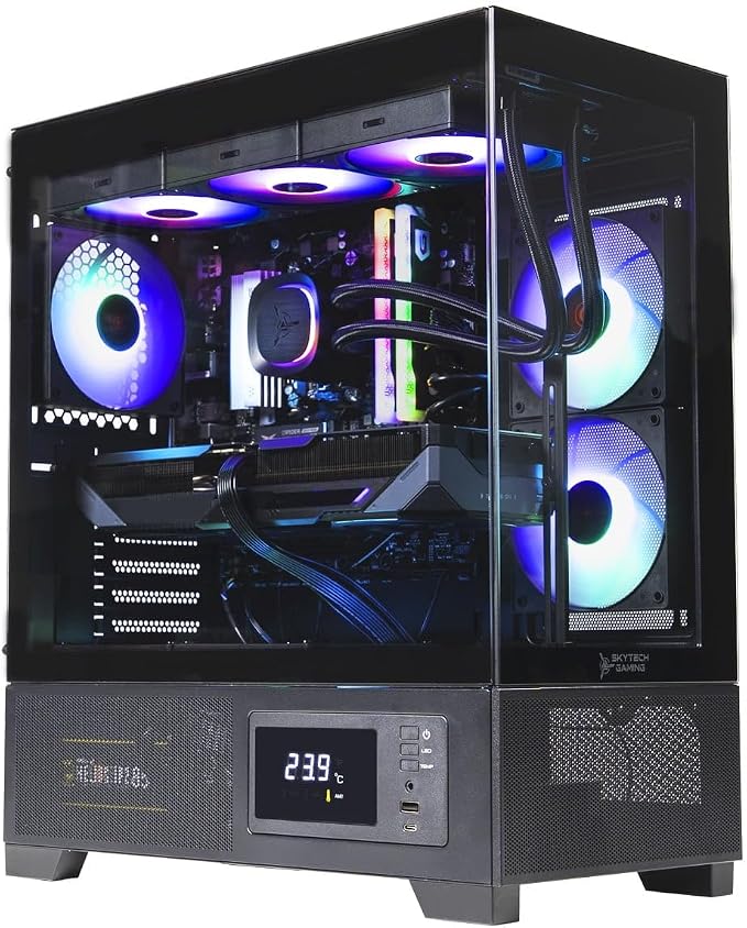 Skytech Gaming Azure 3 Plus Gaming PC, AMD Ryzen 7 9800X3D