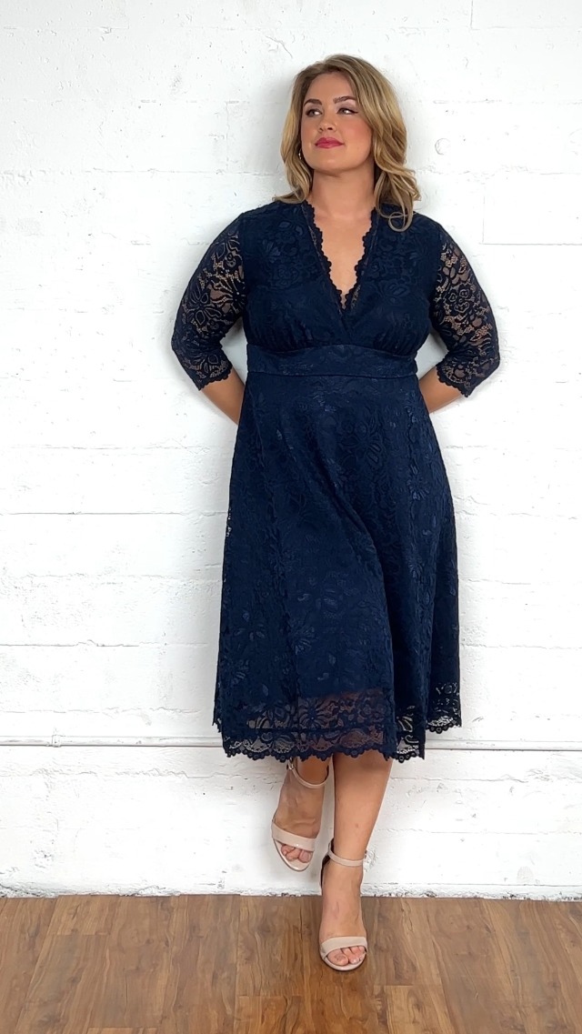 Kiyonna Women's Plus Size Special Occasion Mademoiselle Lace