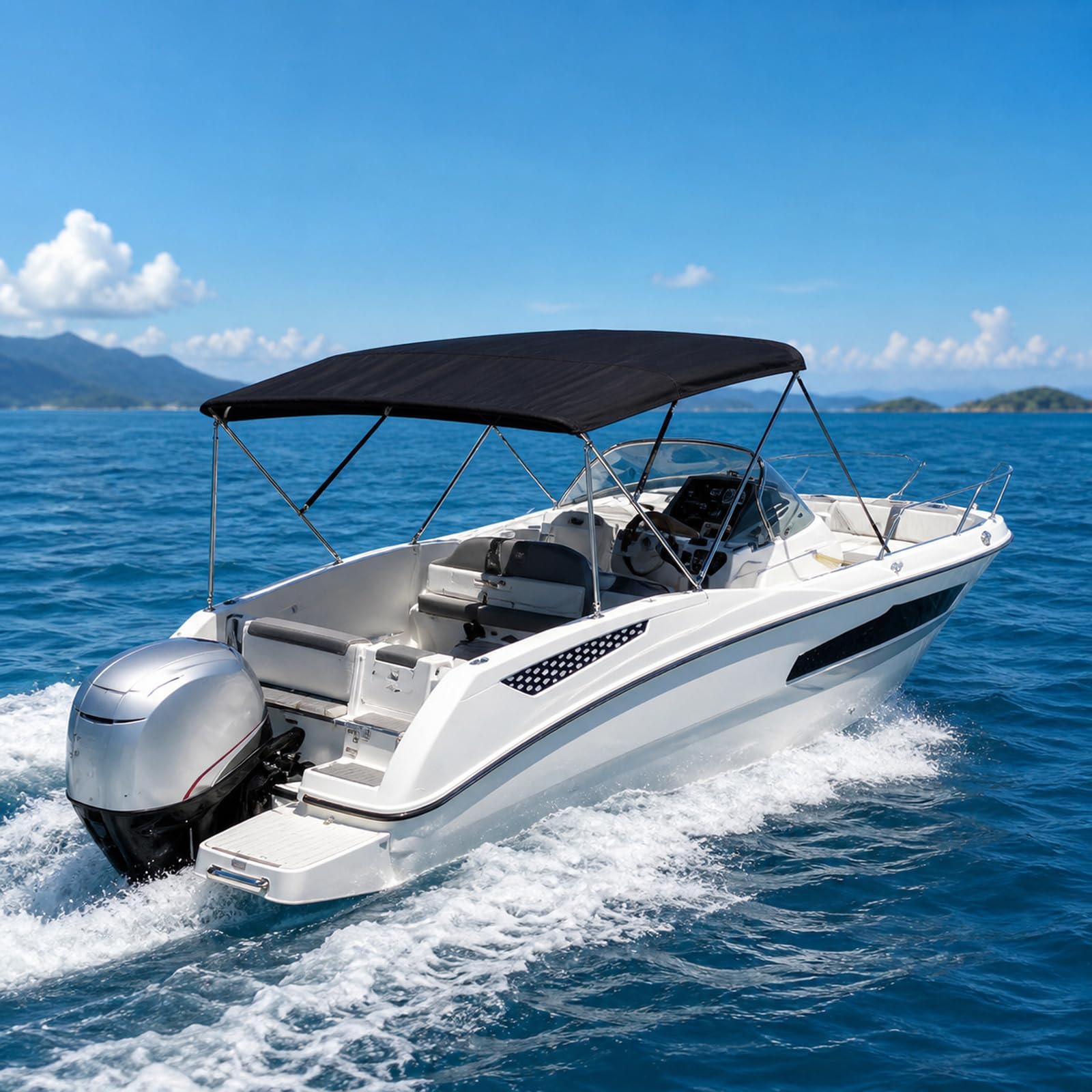 Tendalino per Barca,Tendalino per Barca Parasole Pieghevole Copertura,Estensione Tendalino a T,Estensione Tendalino Barca,Impermeabile,Antivento,per Yachts,Motoscafi E Barche da Pesca