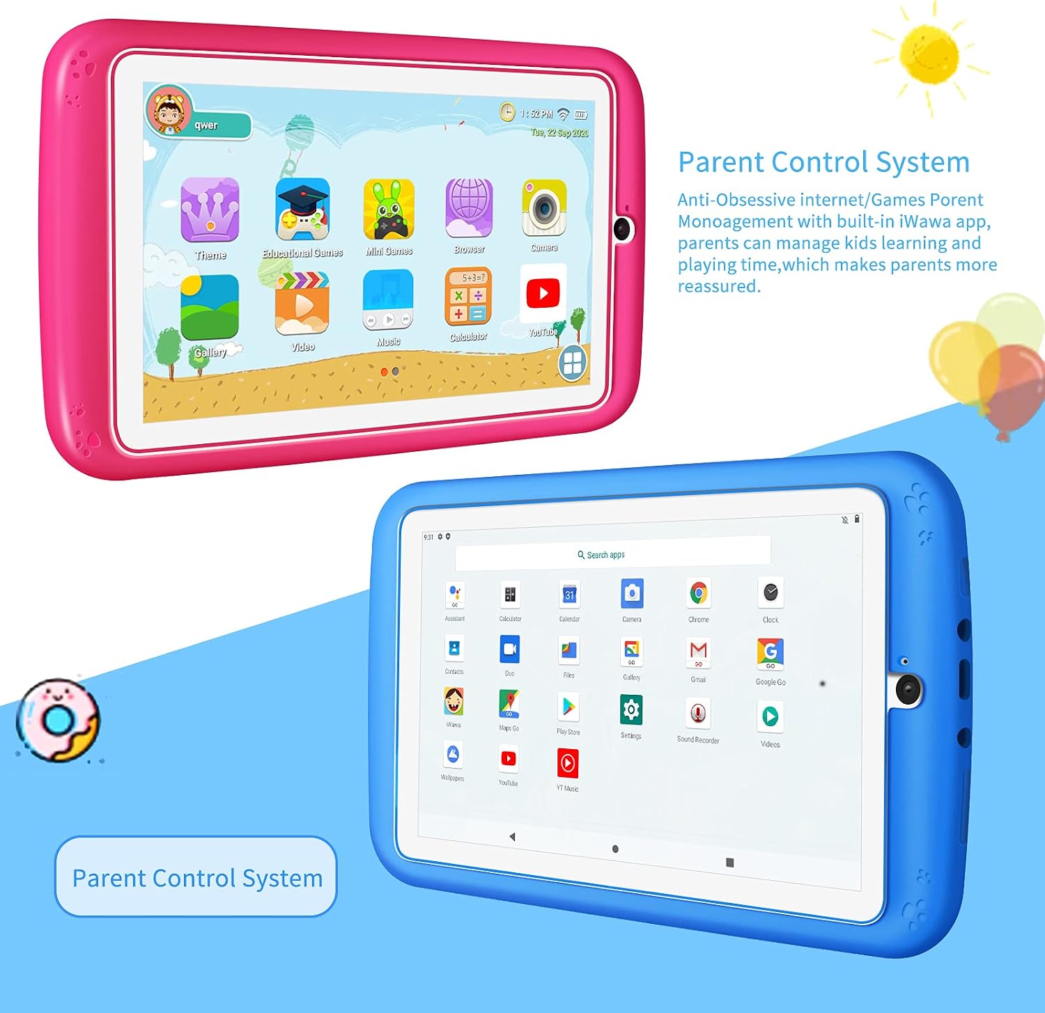 Super Sale 🛒 Kids Tablet 7 inch Android 10.0 - Kids for Tablet with Case - Quad Core - RAM 1GB | 16GB ROM - Kids Edition Tablets JUSYEA J3-3000mAh Battery | WiFi | Bluetooth, Entertainment | Education (Pink) 🛒 Crazy Deals Kids Tablet 7 inch Android 10.0 - Kids for Tablet with Case - Quad Core - RAM 1GB | 16GB ROM - Kids Edition Tablets JUSYEA J3-3000mAh Battery | WiFi | Bluetooth, Entertainment | Education (Pink)