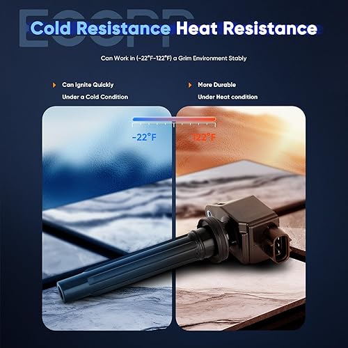 Vista 887 de ECCPP Bobinas de encendido portátiles de repuesto para automóvil compatibles con Infiniti I30/para Nissan Maxima 3.0L V6 2000-2001 Reemplazo