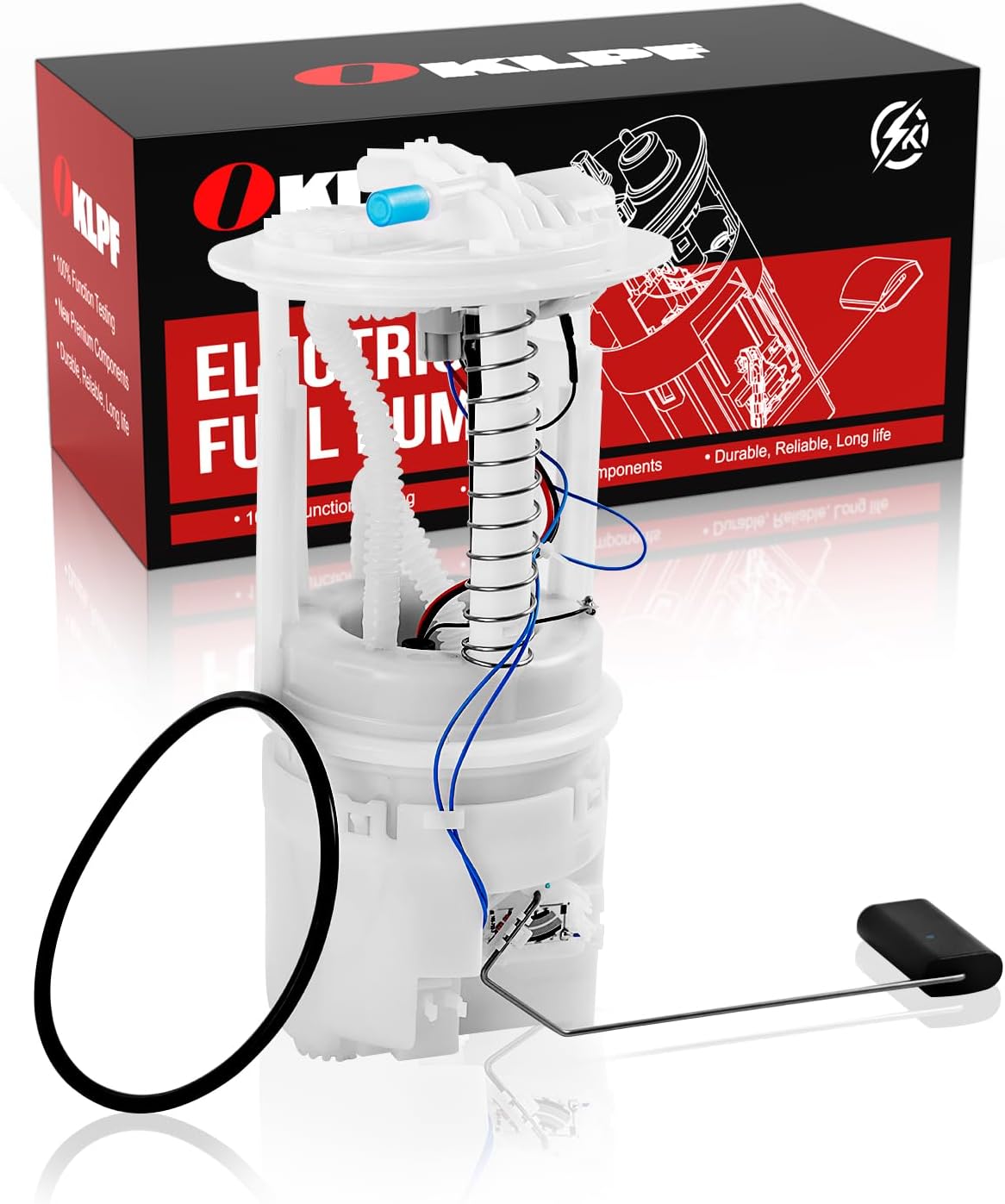 OKLPF Eletric Fuel Pump Assembly Compatible with 2005 2006 2007 2008 2009 2010 Jeep Grand Cherokee 3.7L V6 4.7L 5.7L 6.1L V8,2006-2010 Jeep Commander Replace number E7197M SP7010M