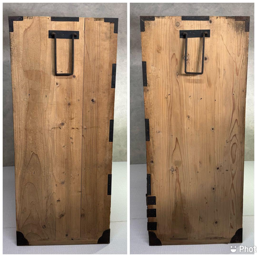 古家具 総桐 時代箪笥 整理箪笥 桐箪笥 和箪笥 カウンター 什器 Amazon.co.jp: 古家具 総桐 時代箪笥 整理箪笥 桐箪笥 和箪笥