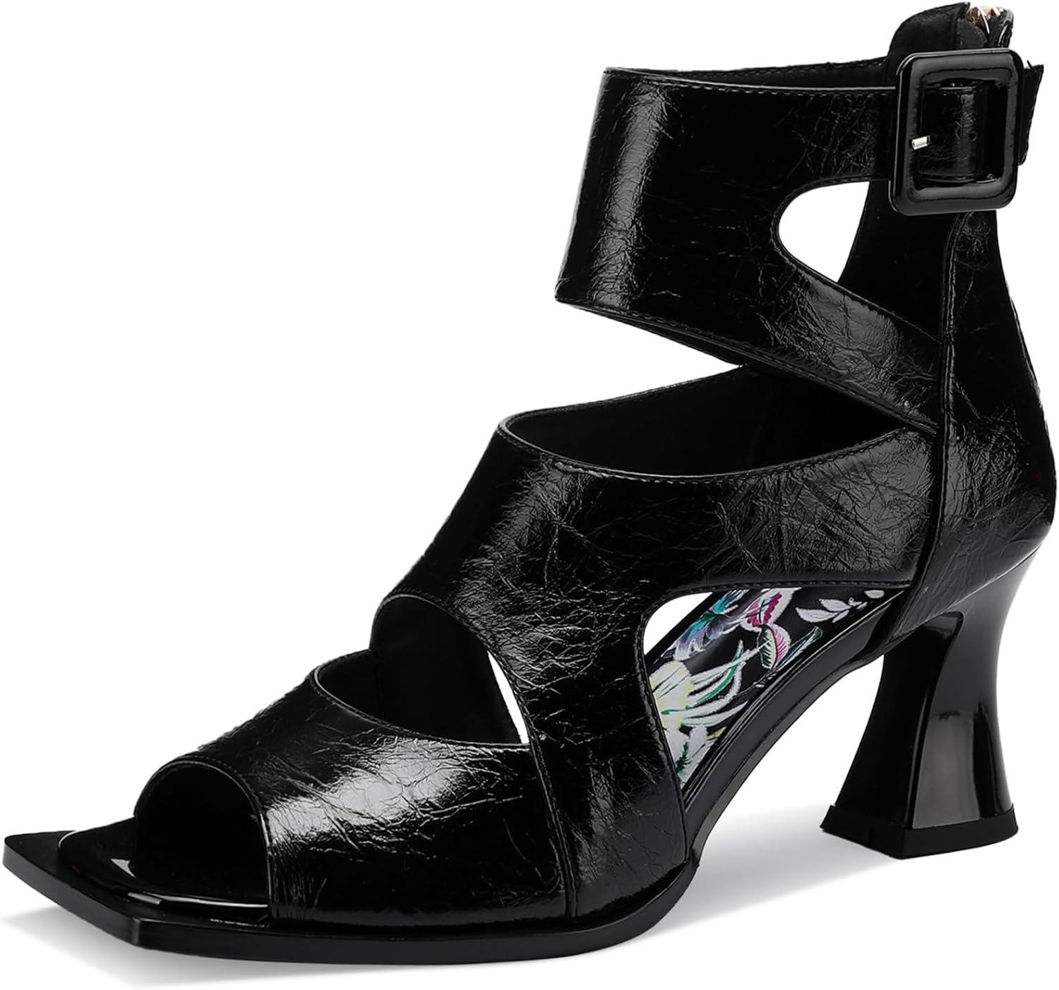 TDD Chunky Gladiator Sandals for Ladies Summer time Peep Toe Trendy Attractive Sh…