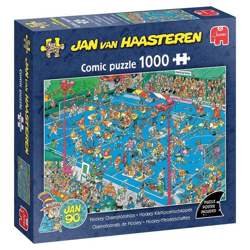 Jan Van Haasteren Hockey Championships - 1000 Piece Adults Jigsaw Puzzle
