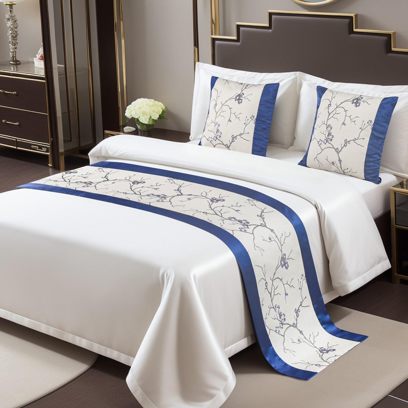 Camino de cama europeo para renovar la decoración de dormitorios de matrimonio e individuales