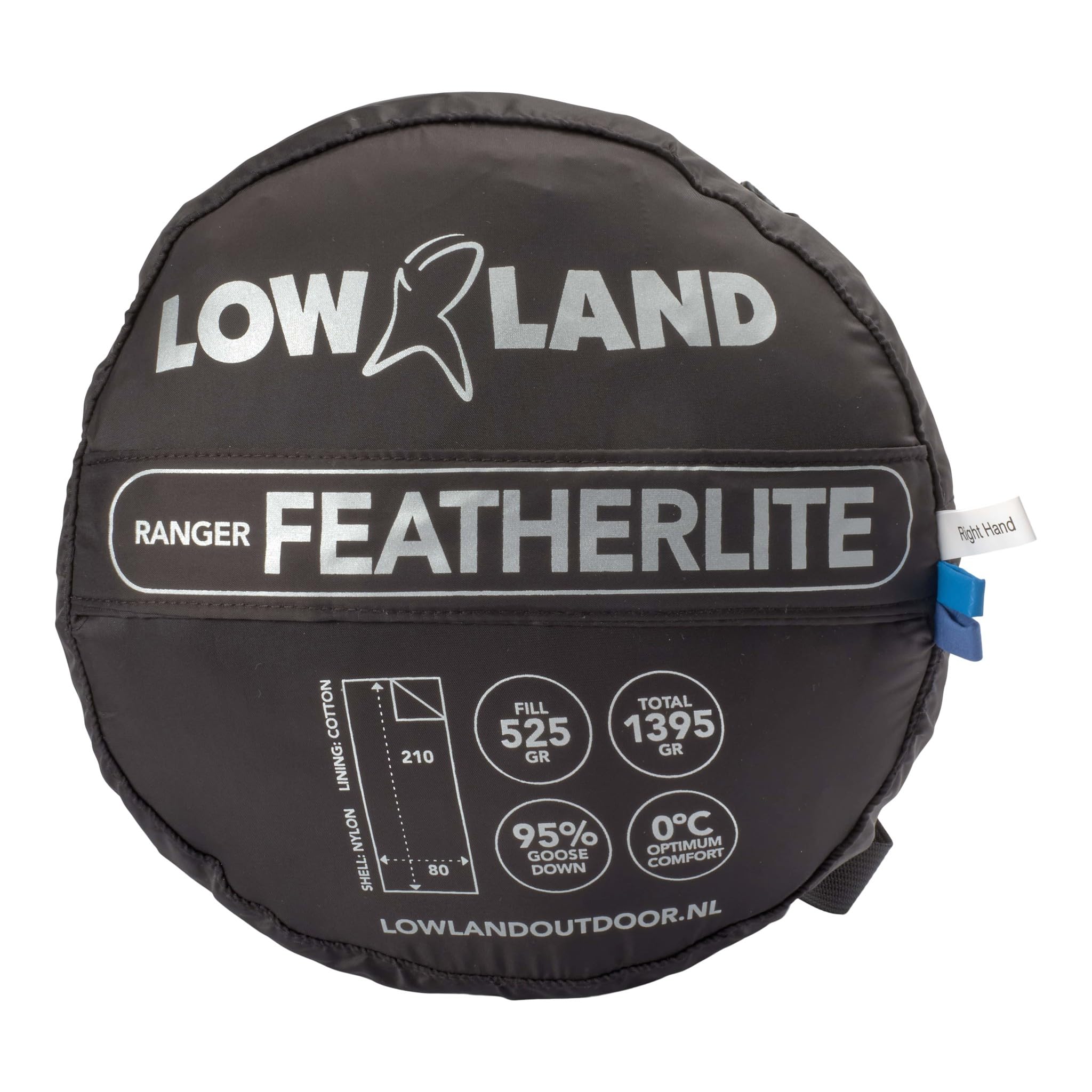 LOWLAND OUTDOOR Unisex Ranger Featherlite kobalt, 210 x 80 cm