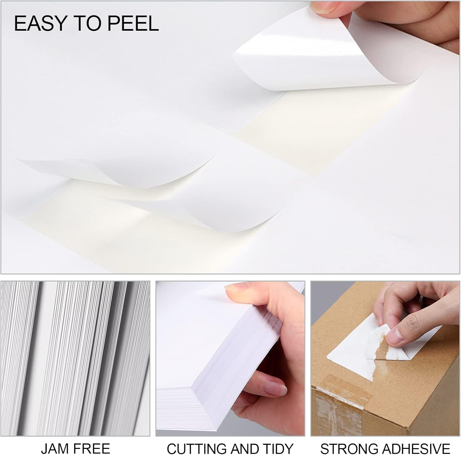 Address Labels (15,000/500 Sheets) - 1" x 2-5/8" Mailing Labels, 30 UP Shipping Sticker for Laser and Inkjet Printers - Image 3