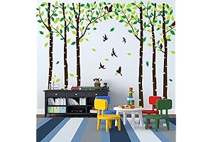 Nature-Inspired Wall Tree Decal | Vibrant Classroom Decor