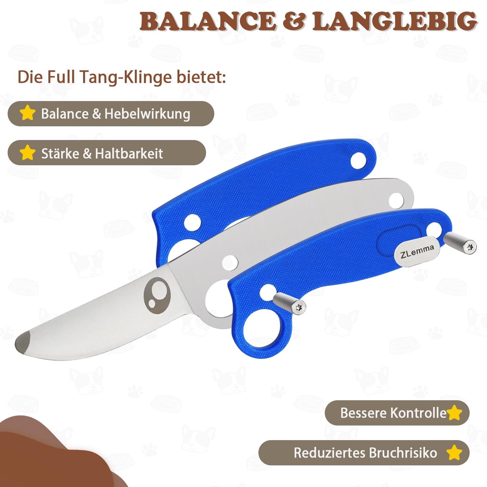 Kindermesser Schnitzmesser und Outdoormesser für Kinder, scharf mit Scheide und Gürtelhalterung, div Farben (Blue)