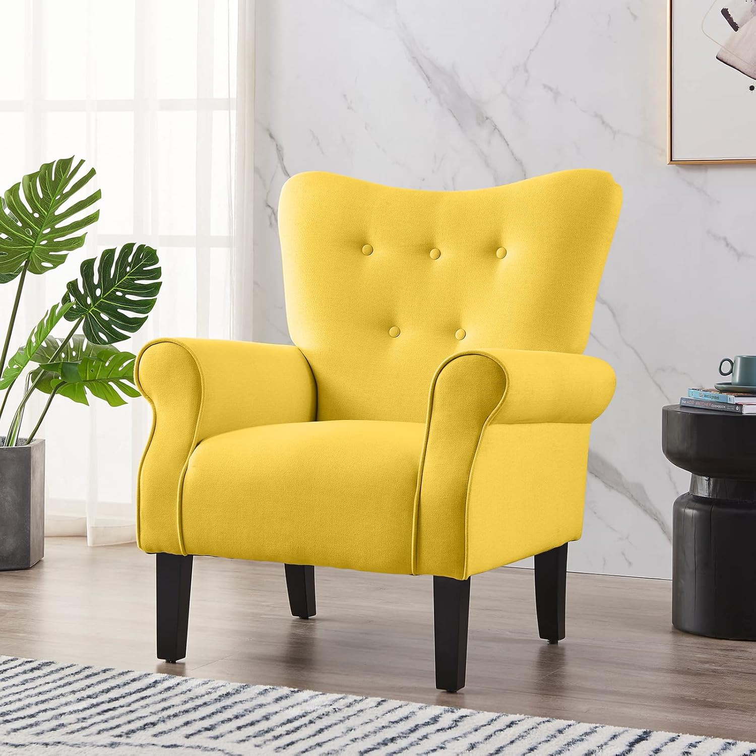 Mid Century Modern Accent Chair Armchair Reading Chair for