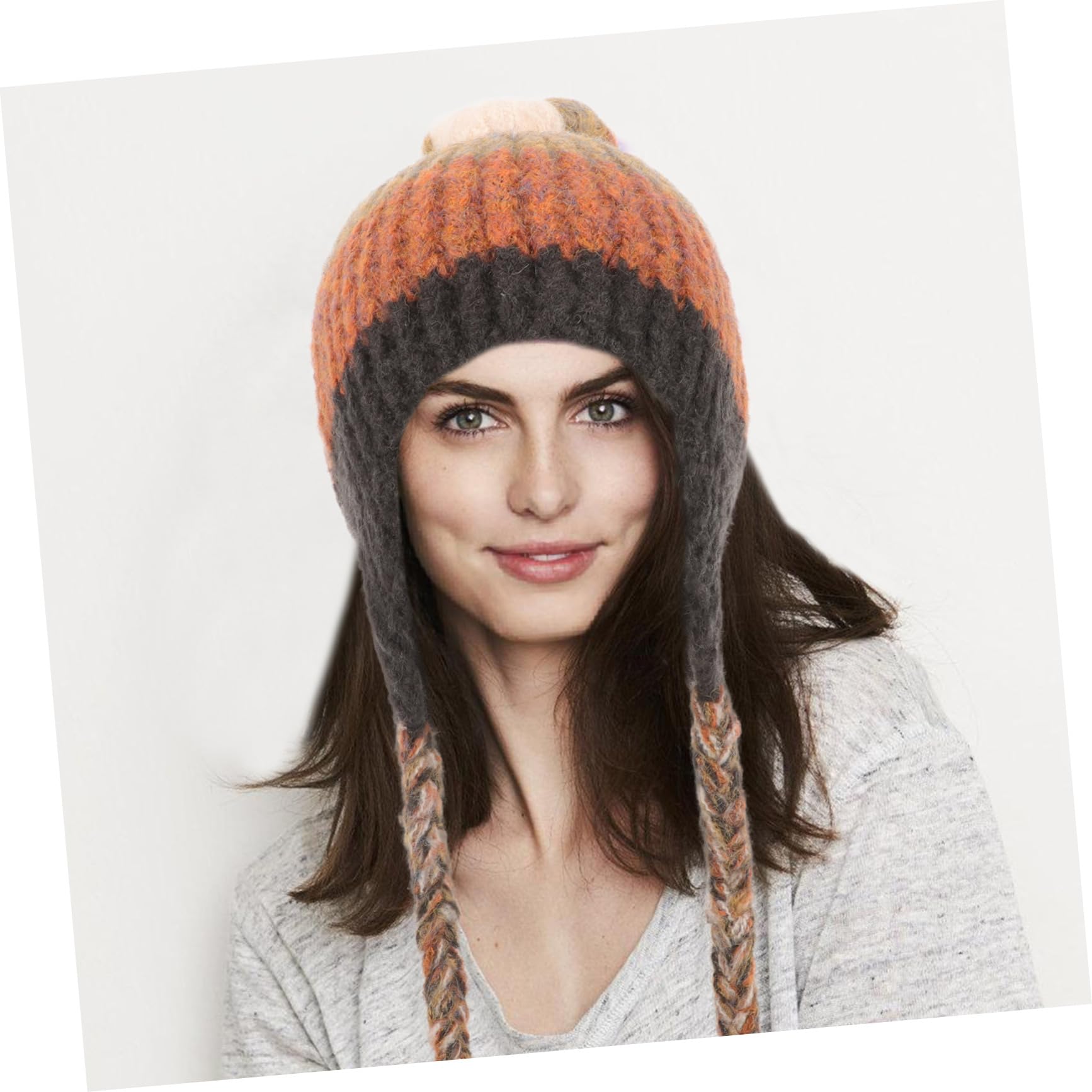 BESPORTBLE gorro tejido con orejeras gorro termico Gorro de mujer Gorro cálido Gorro para el frío sombrero de ganchillo tapa sombrero de punto de mujer gorro de punto caliente hilo