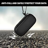 Vista 6 de Funda para unidad flash USB, soporte para tarjeta SD compatible con memoria USB, tarjetas de memoria, bolsa de almacenamiento SDXC SDHC, organizador