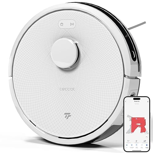TECBOT S3 PRO Robotic Vacuum Cleaner and mop, LiDAR Navigation,