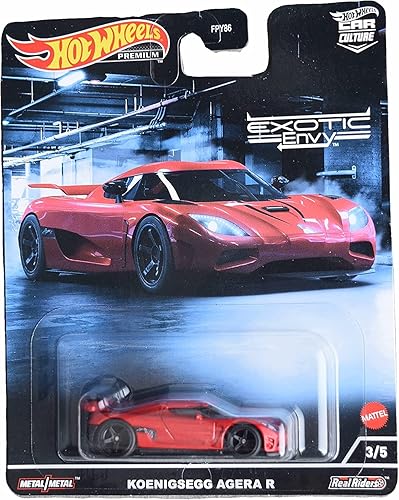 Hot Wheels Koenigsegg Agera R, Envidia Exótica 3/5
