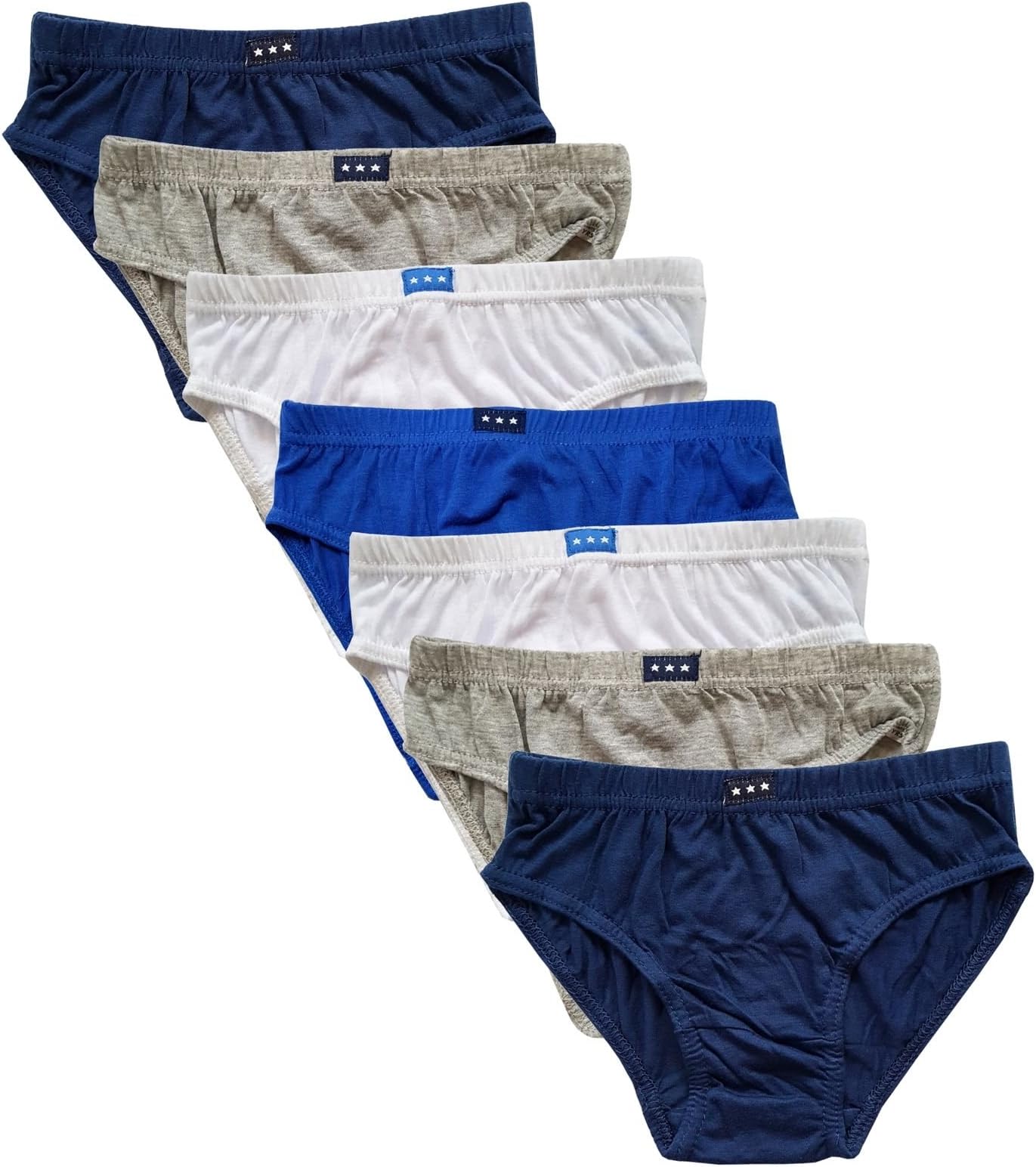 JMC Trading Company Boys Cotton Briefs 7 Multipack