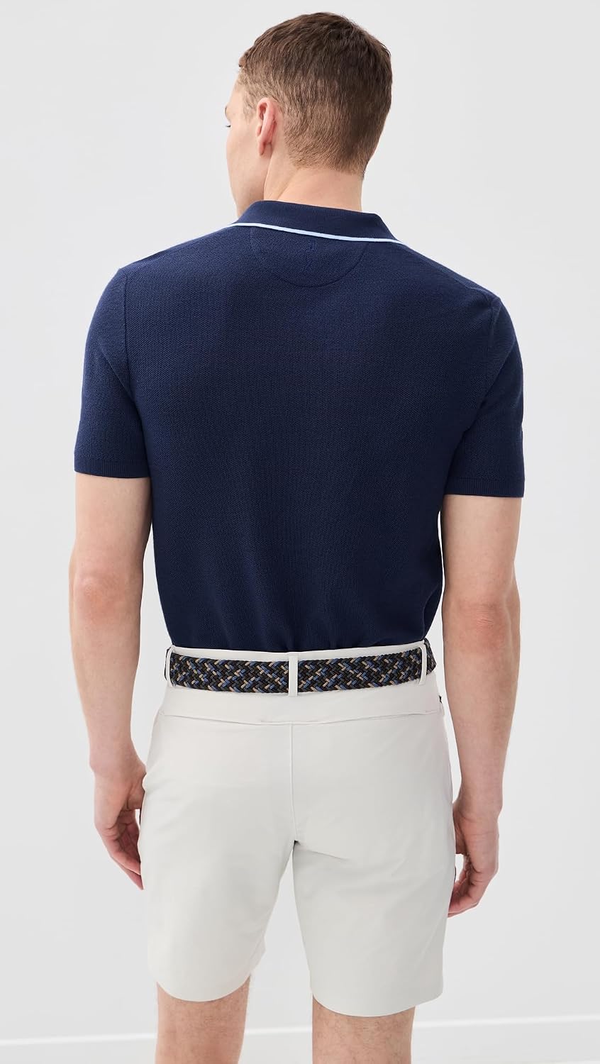 RLX Ralph Lauren Men's Cotton Coomax Johnny Collar Sweater Polo
