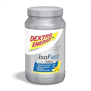 Dextro Energy Iso Fast Dose Fruit Mix | Leckeres Getränkepulver für Ausdauersport | 1120g Hypotonisches Getränke Pulver mit Elektrolyten