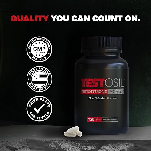 Miniatura 7 de Leading Edge Health Testosil - Suplemento de testosterona para hombres - 120 cápsulas de refuerzo de testosterona con Ashwagandha, fenogreco y ácido