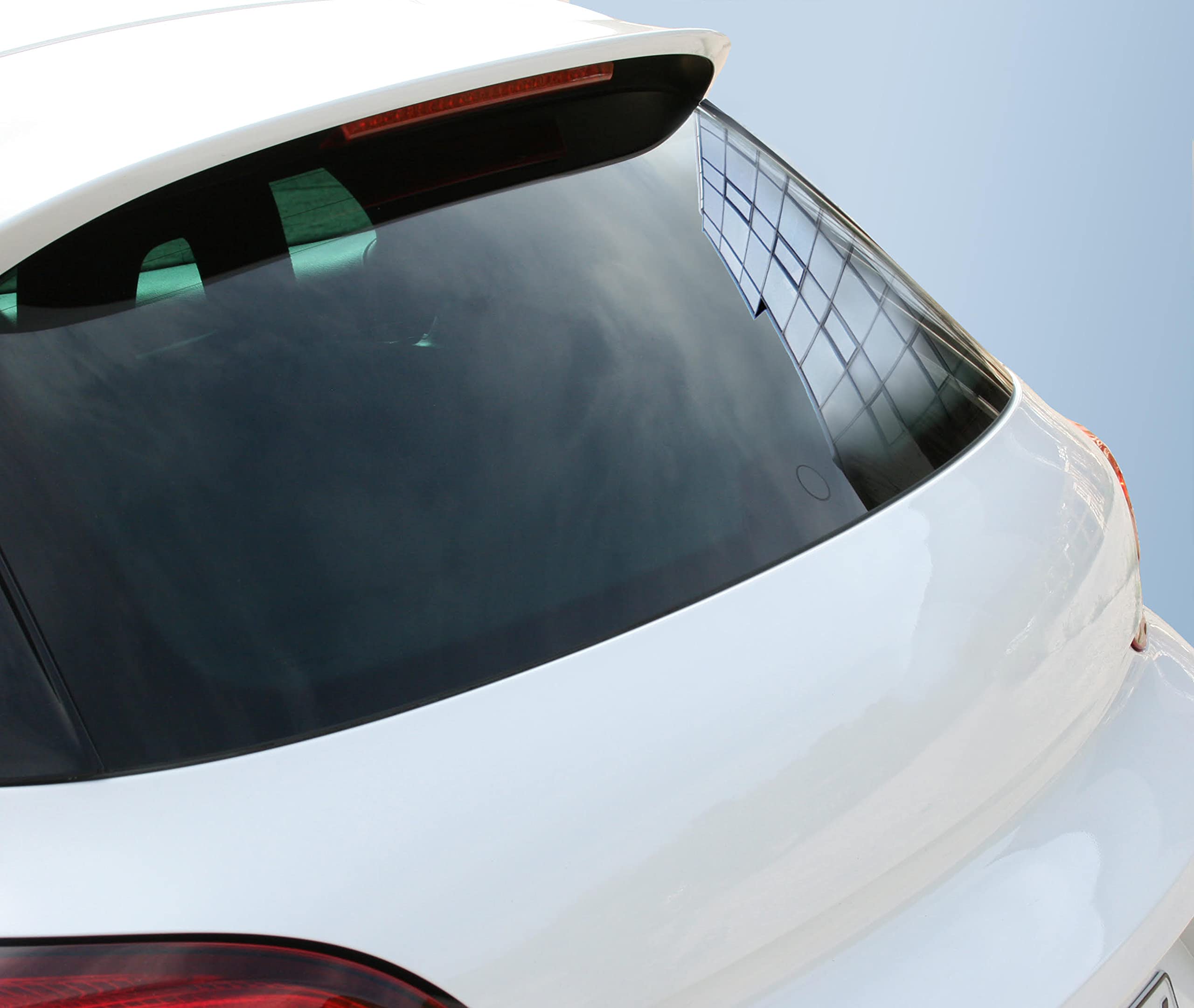 BIJON Heckwischer Stopfen für OPEL - aus ECHT-Glas, Scheibenwischer Abdeckung - Car Tuning, Glasstopfen OPEL Zubehör inklusive Kleber (Opel Astra H (Bj. 2004-2010))