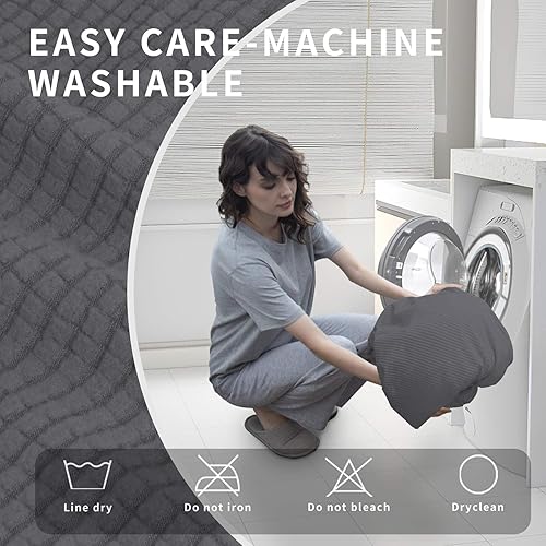 Miniatura 555 de Funda elástica para sofá reclinable de fácil colocación, Tela mezcla de poliéster Algodón, Arena