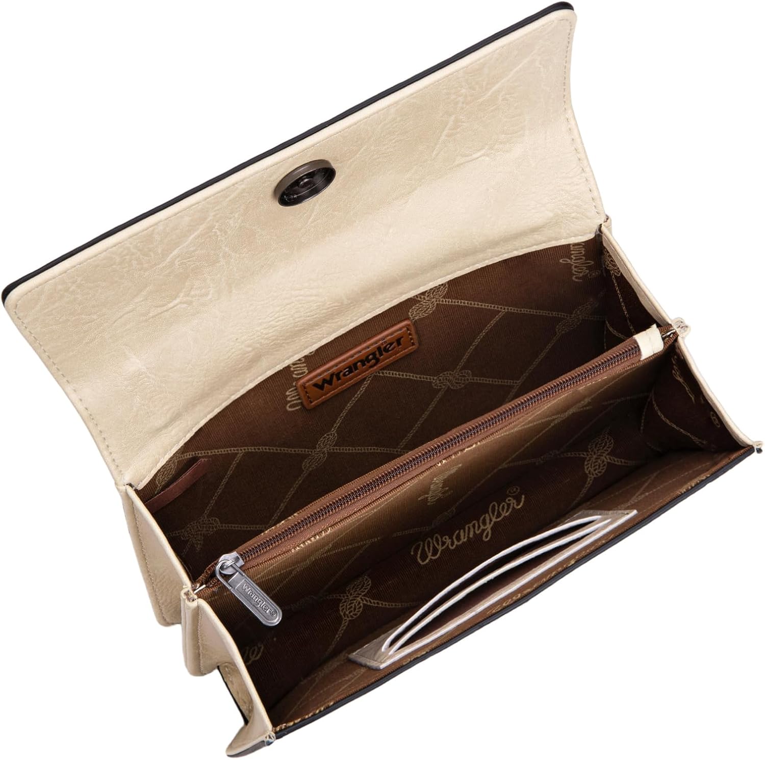 Wrangler Crossbody Purse for Women Shoulder Bag Vintage Wallets with Chain Strap - Image 4