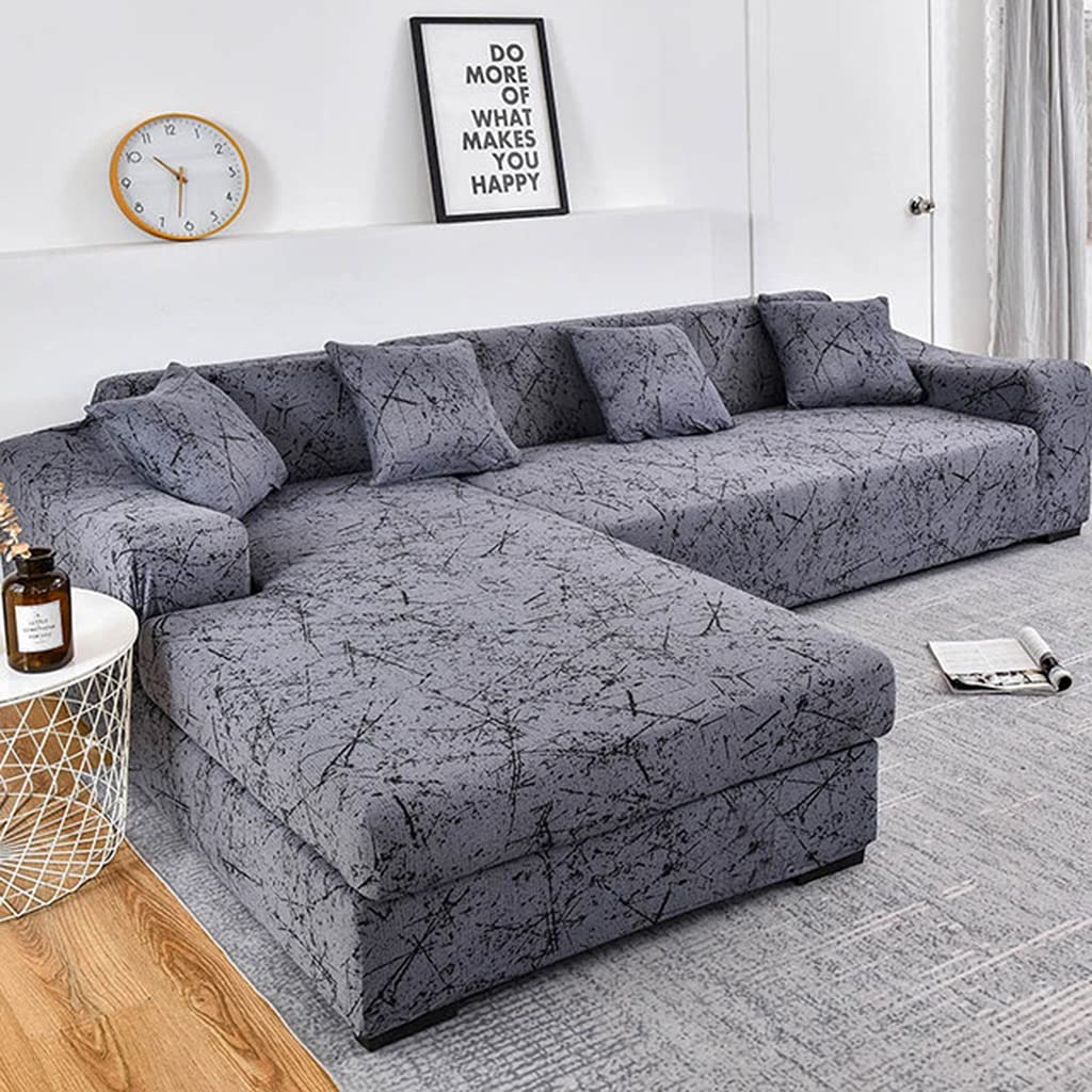 Bocguy Sofa Überzug, Couchbezug L/U Form, Sofaüberzug