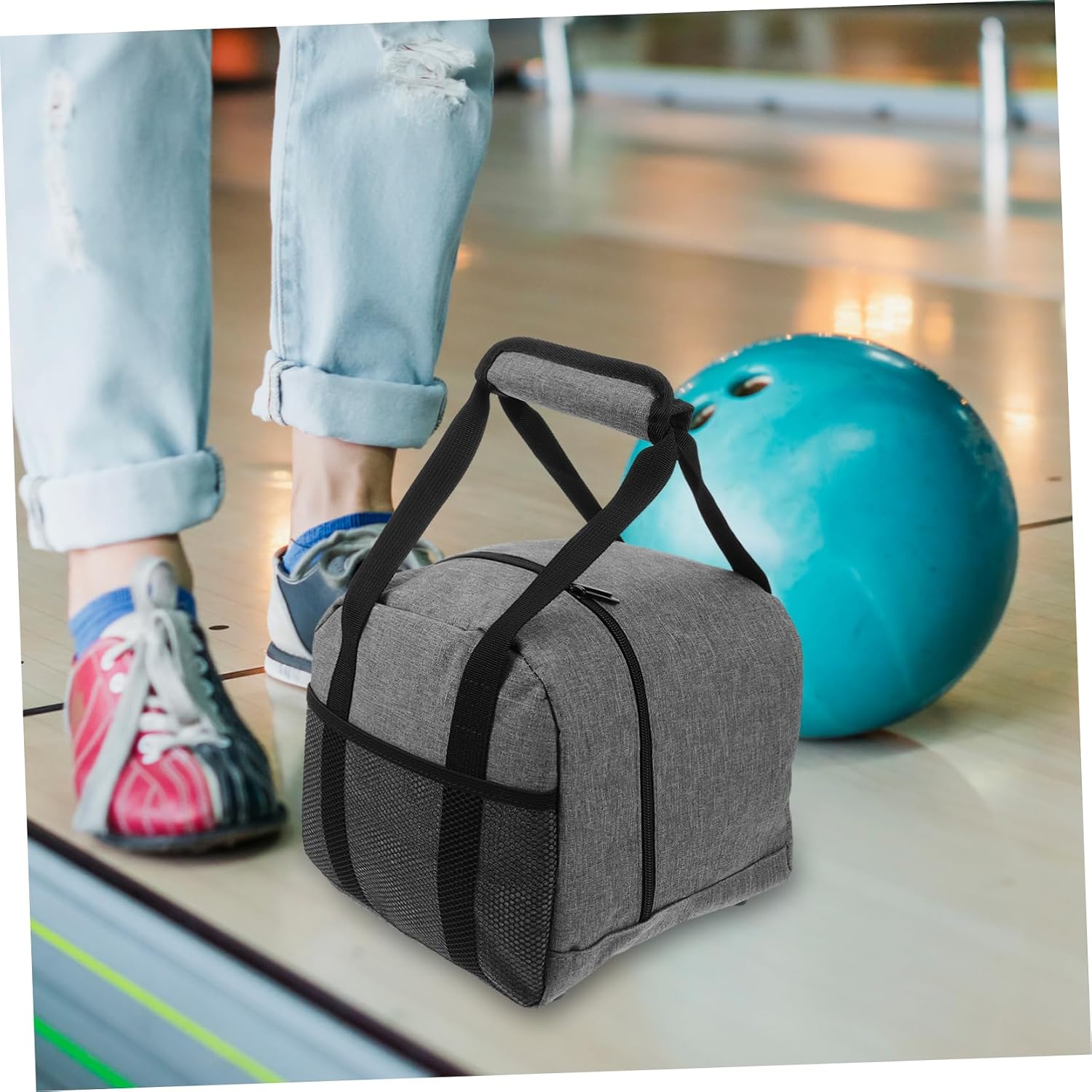 UPKOCH Multi-use Bowling Bag Ball Carrying Case Portable Oxford Fabric Ideal for Outdoor Activities