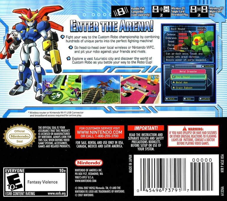 Custom Robo Arena - Nintendo DS (Renewed)