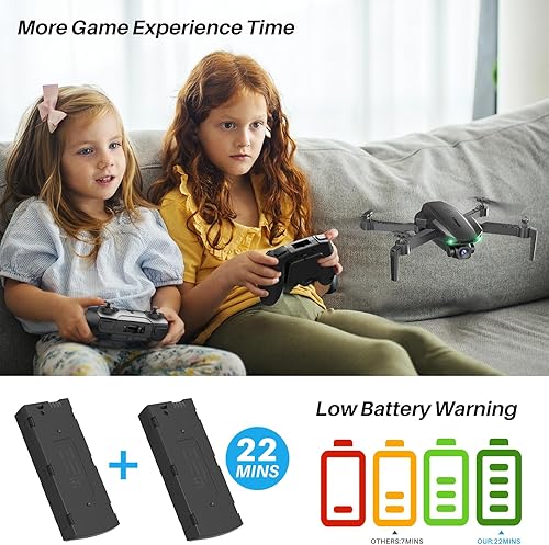 Miniatura 6 de Dron X800 con cámara para adultos y niños, cuadricóptero plegable FPV 1080P con lente ajustable de 90, luces RGB, giros de 360, despegueaterrizaje