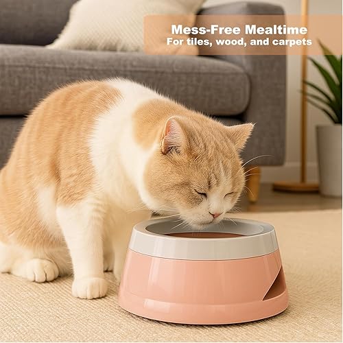 Miniatura 6 de Cuenco de agua para perros de 25 onzas para mascotas pequeñasmedianas  Dispensador de agua para mascotas a prueba de derrames y sin salpicaduras de