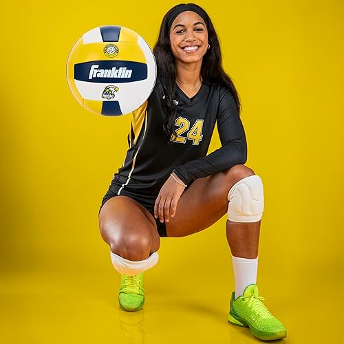 Miniatura 9 de Franklin Sports PVF - Balones de voleibol del equipo, tamaño oficial + peso reglamentario para uso en interiores y exteriores, pelota juvenil +