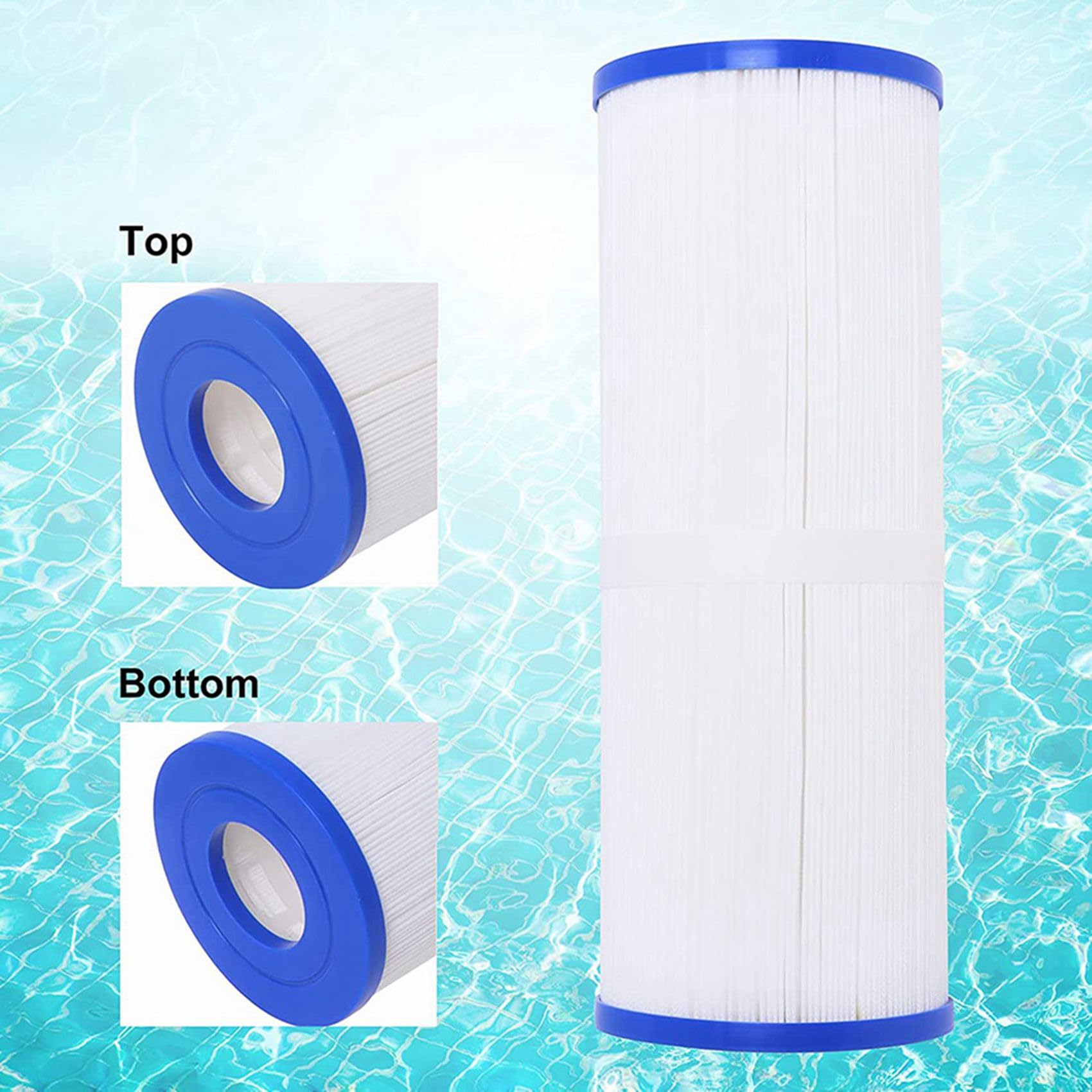 Filtre Spa 125x335mm – Lot 6 pour filtres Spa universels Packs