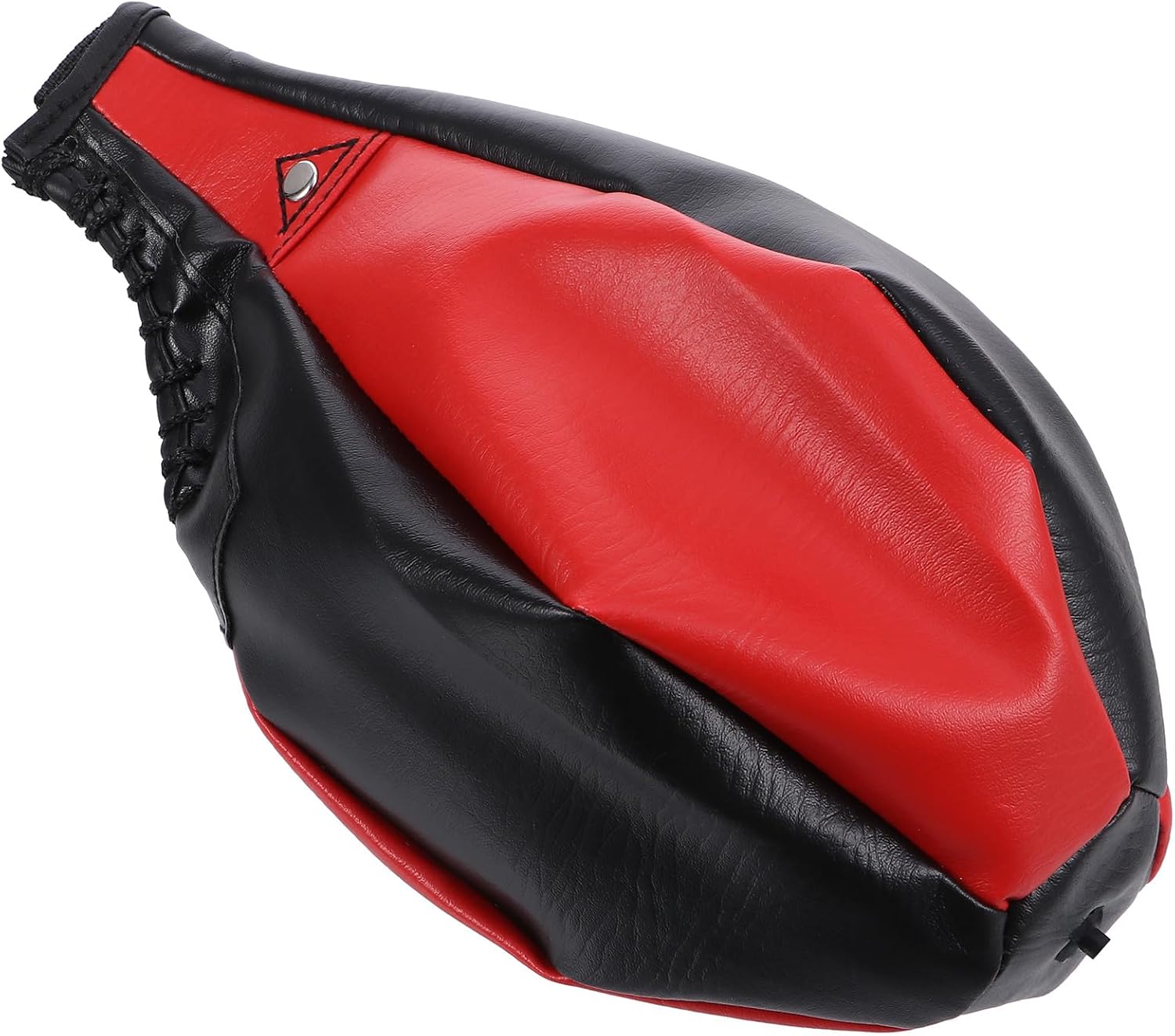 Beavorty Speed Ball Hanging Punch Bag Pear-Shaped Black Red Dual Color Pu Material for Reflex Training Home Exercise Boxing Equipment