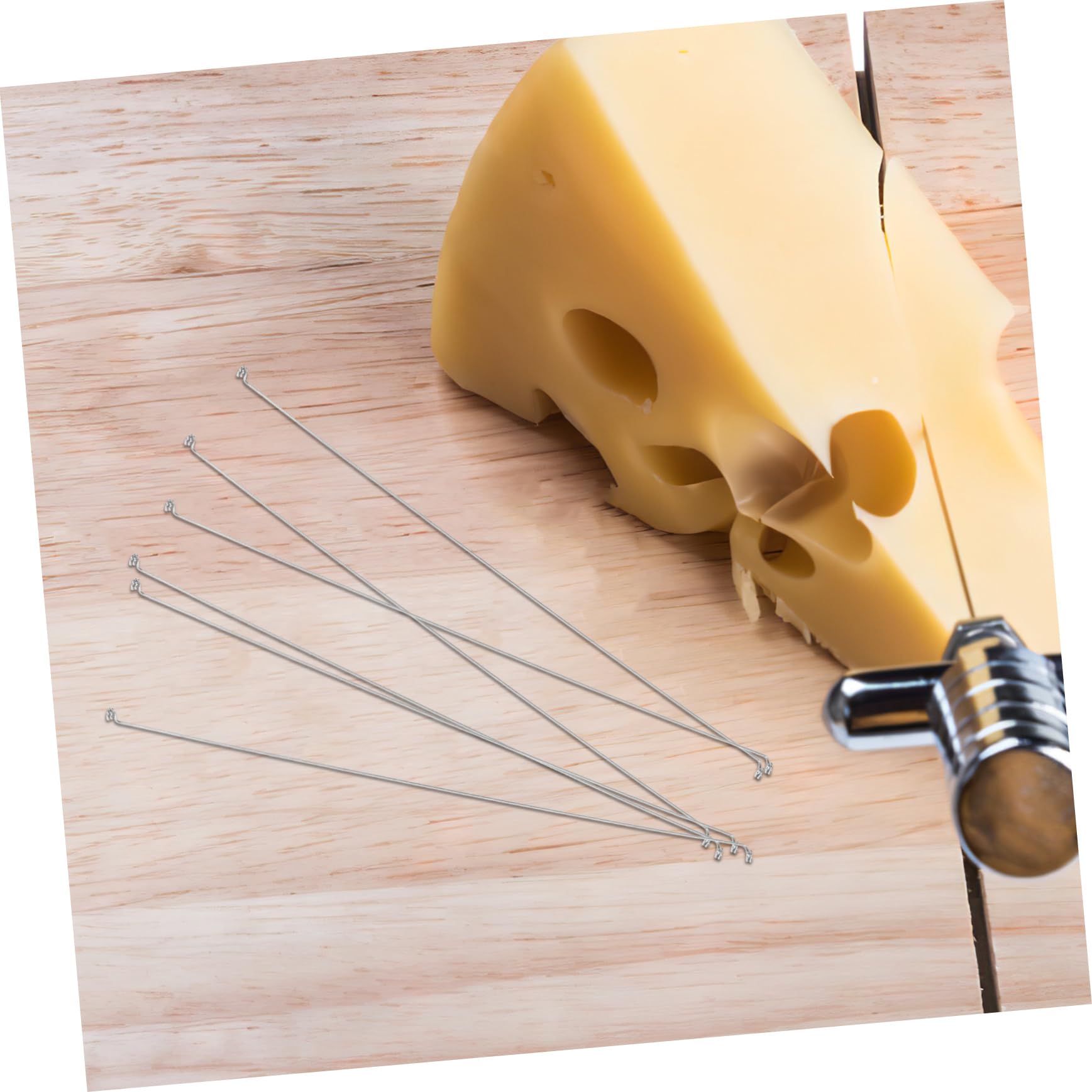 CONGARTENO 50pcs Cheese Slicer Wire for Home Kitchen for Cutting Butter Hard Cheese and Ham Lightweight and Easy to Use