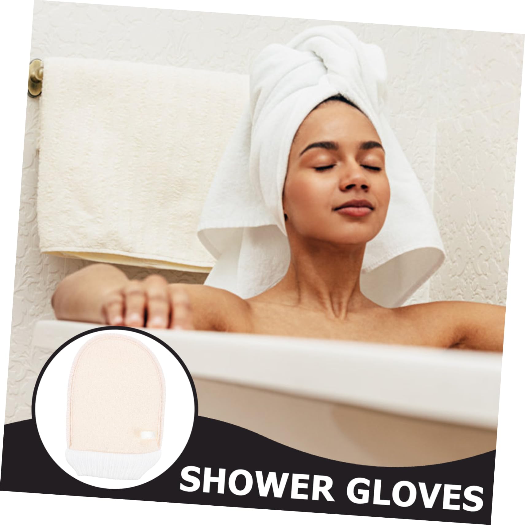 minkissy 6pezzi Guanto Esfoliante Loofah Per Scrub Corpo Rimozione Cellule Morti Pulizia Profonper Uomini e Donne Spa e Benessere