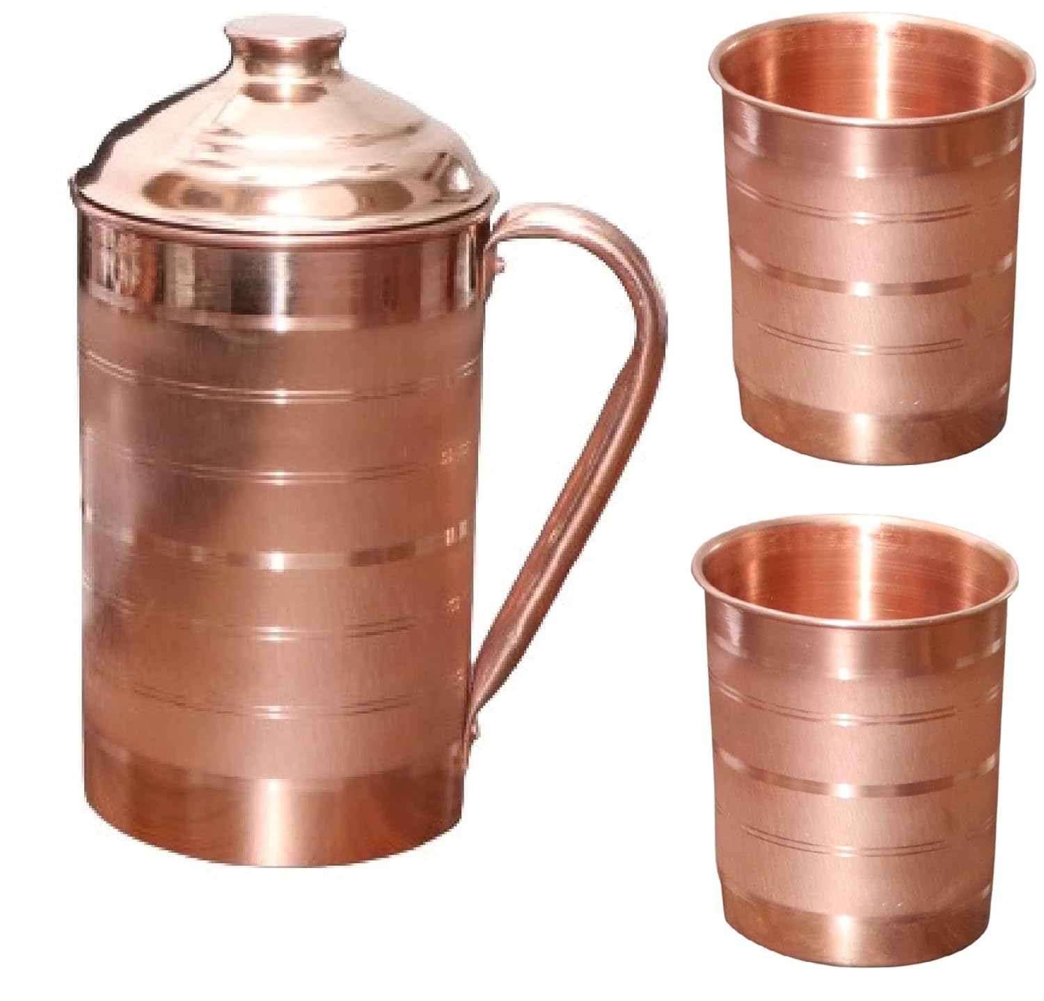 Buy Metal Mission Copper Tamba Glass and Tamba Jug Set 2 Pieces