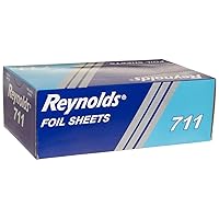 Vista 1 de Reynolds Hojas de papel de aluminio entrelazadas emergentes en plata, 500/caja