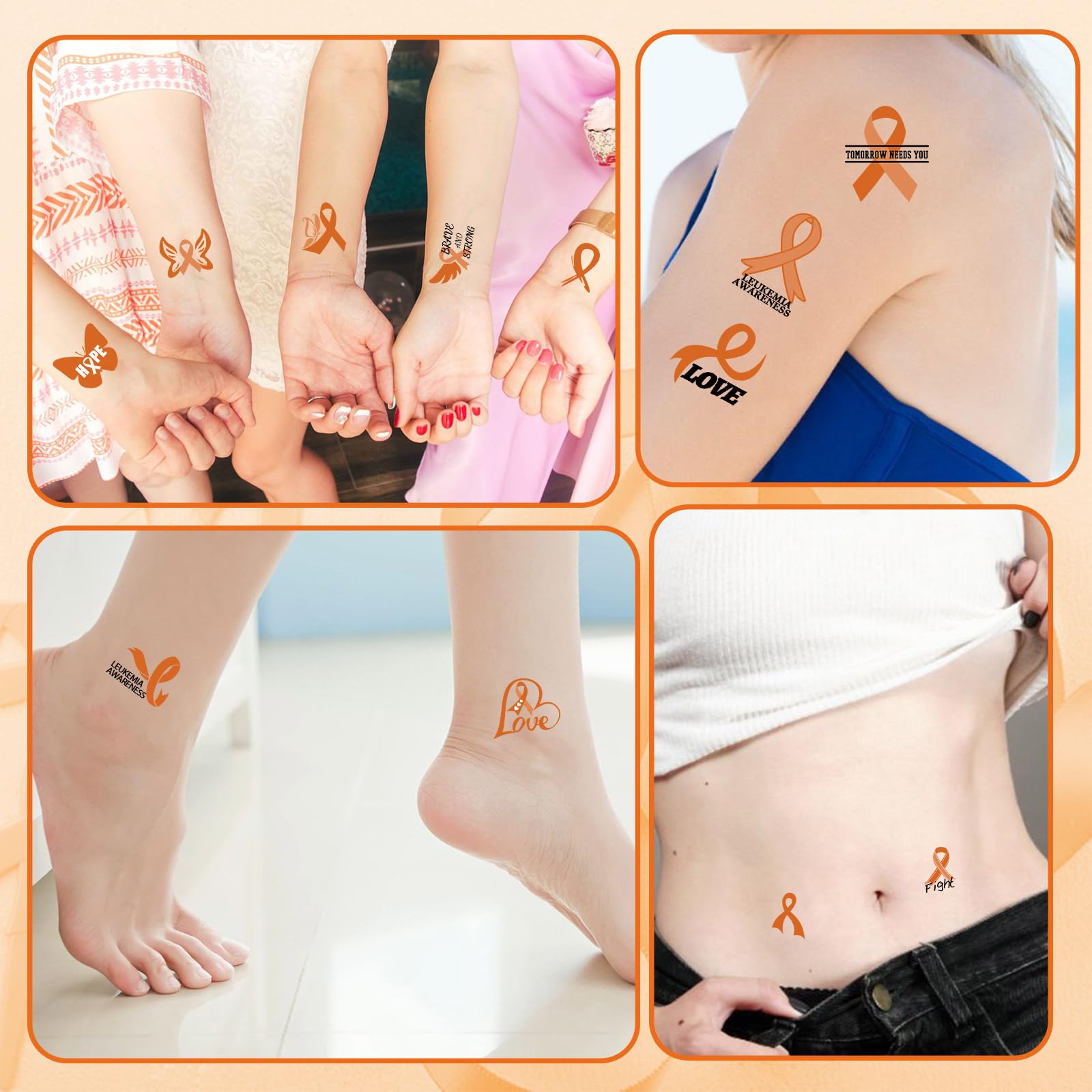 Kanker Sticker Zelfbeschadiging Bewustzijn Lint Tatoeage Rood En Wit Krijtstreep